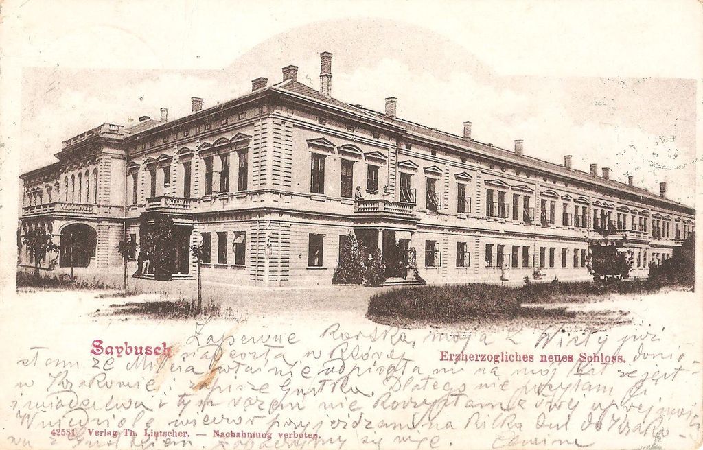 14. Zamek Komorowskich i rodzina Habsburgow obraz Jerzego Kossaka 1911 ze zbiorow Grzegorza Szczepaniaka